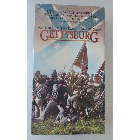 Gettysburg Tom Berenger Jeff Daniels Martin Sheen 2 Box Set 1993 VHS New Sealed - Picture 1 of 9